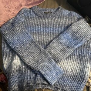 Rachel Zoe Blue and White Women's Sweater